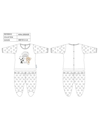 Conjunto de 2 piezas con polaina de...