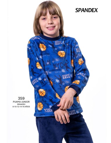 Pijama infantil de spandex para niño...