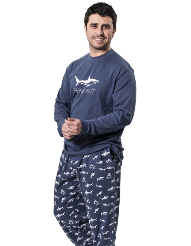 Pijama de algodón para hombre marca...
