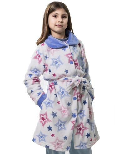Bata infantil de nacarina para niña...