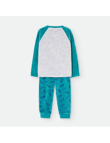 Pijama infantil tundosado para niño...
