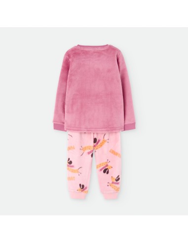 Pijama infantil de coralina para niña...