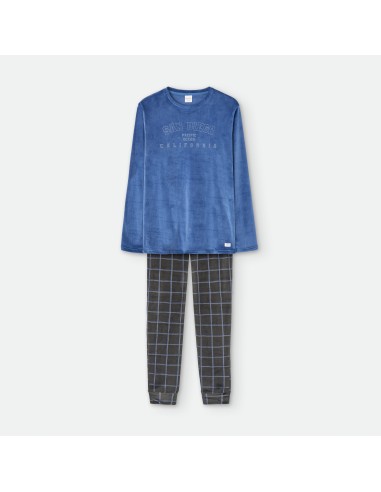 Pijama de terciopelo para hombre...