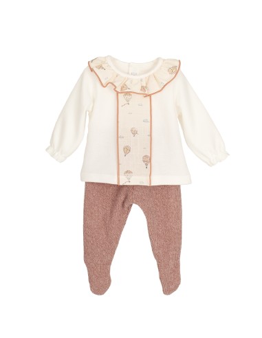 Conjunto para bebé niña con polaina...