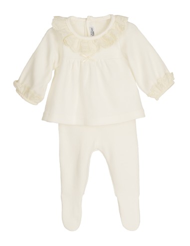 Conjunto para bebé con polaina marca...