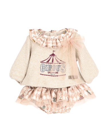 Conjunto para bebé niña con pololo...