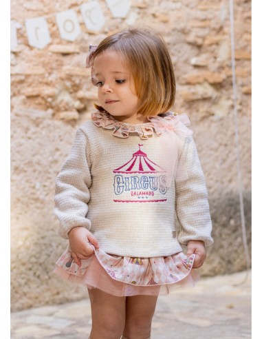 Conjunto para bebé niña con pololo...