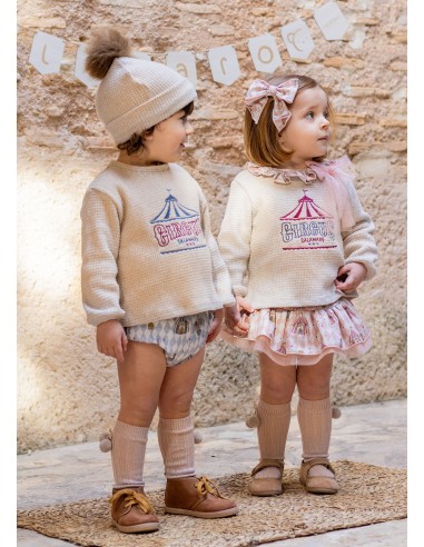 Conjunto para bebé niña con pololo...