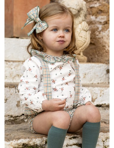 Lazo con pinza para el pelo de bebé...