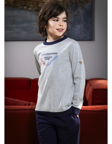 Pijama infantil de punto para niño...