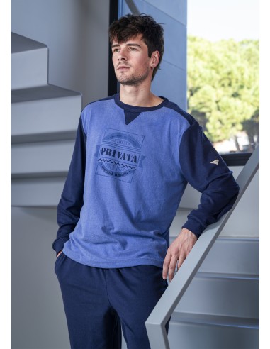 Pijama de punto suave para hombre...