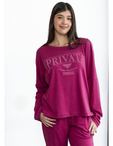 Pijama de punto suave para mujer...
