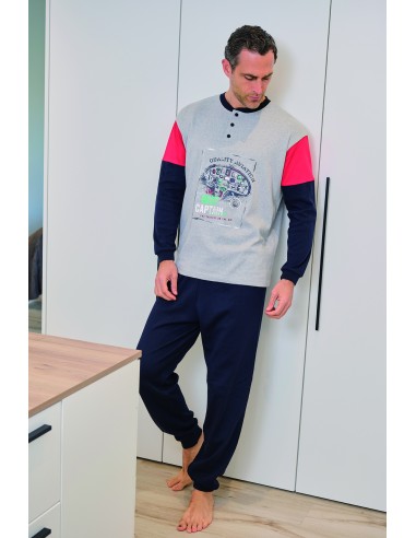 Pijama de interlock para hombre marca...