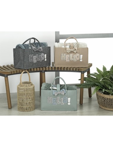 Manta plaid sherpa con bolso...