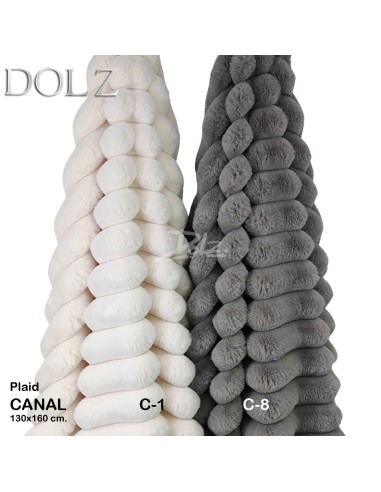 Manta plaid sherpa marca Dolz canal