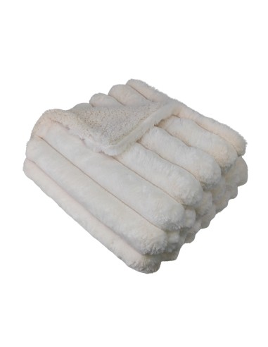 Manta plaid sherpa marca Dolz canal