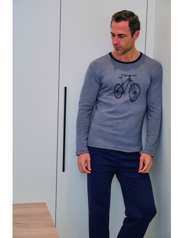 Pijama de interlock perchado para...