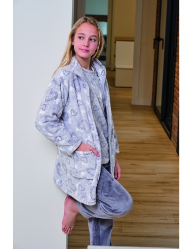 Bata infantil para niña de coralina...