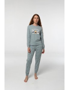 Pijama de mujer de algodón...