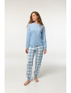 Pijama de mujer de algodón...