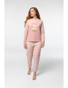 Pijama de mujer de algodón...
