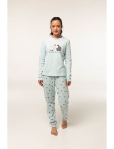 Pijama de mujer de algodón...