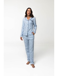 Pijama abierto de mujer de...