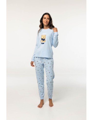 Pijama de mujer de algodón afelpado...