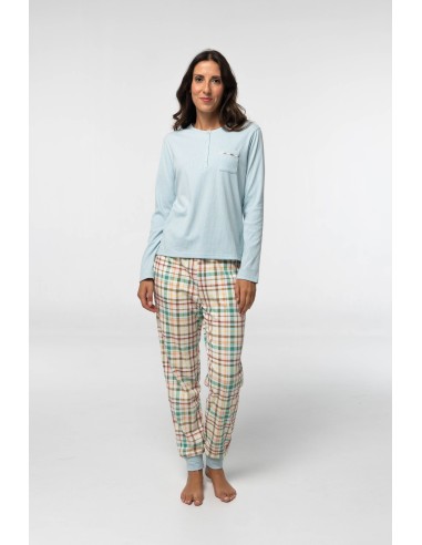 Pijama de mujer de algodón afelpado...