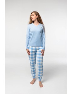 Pijama de mujer de algodón...