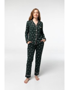 Pijama abierto de mujer de...