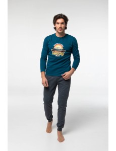 Pijama de algodón afelpado...