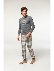 Pijama de algodón afelpado...