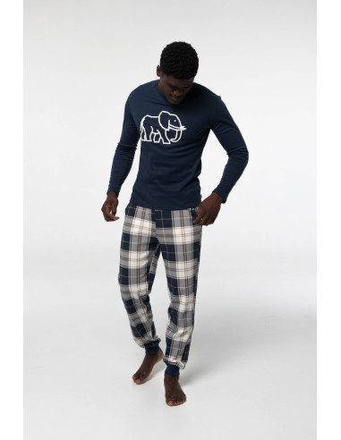 Pijama de algodón afelpado para...