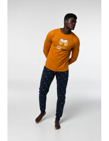 Pijama de algodón afelpado para...