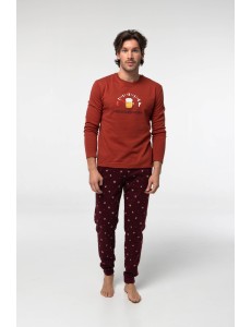 Pijama de algodón afelpado...