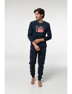 Pijama de algodón afelpado...