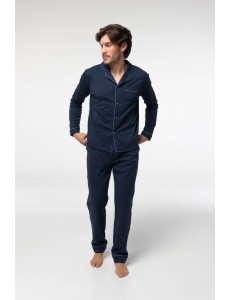 Pijama abierto de algodón...