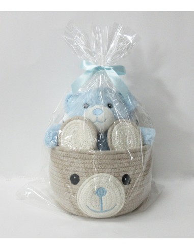 Set de cesta con peluche y manta para...