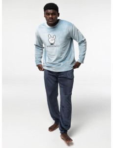 Pijama de micro velour para...