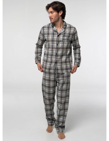 Pijama abierto de viella afelpado...