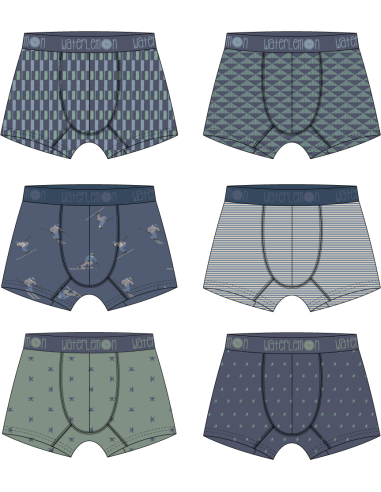 Bóxer de algodón en pack de 2 marca...