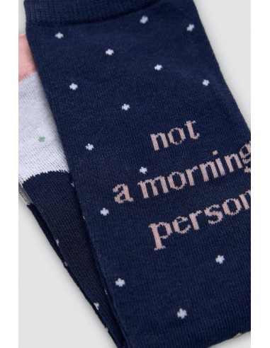 Calcetín de mujer con puño...