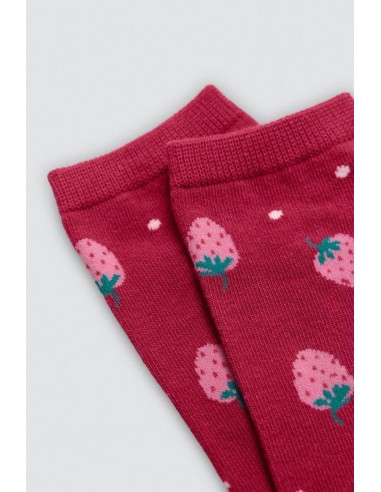 Calcetín de mujer con puño...