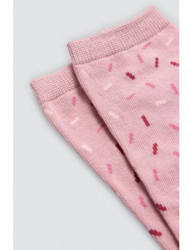 Calcetín de mujer con puño...