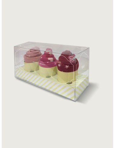 Calcetín de mujer con puño...