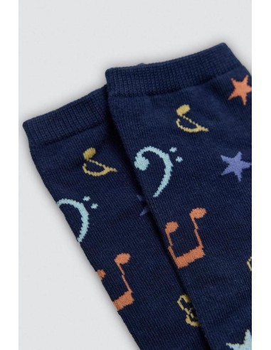 Calcetín de mujer con puño...