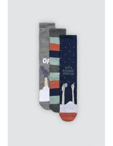 Calcetín de hombre con puño...