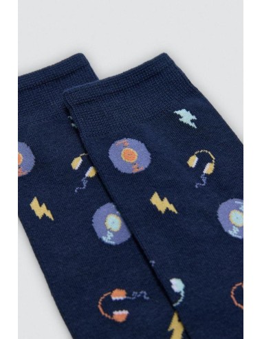 Calcetín de hombre con puño...