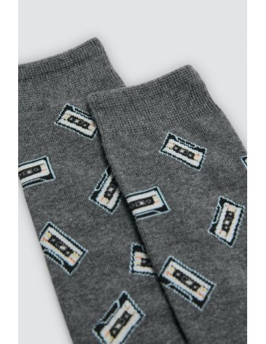 Calcetín de hombre con puño...